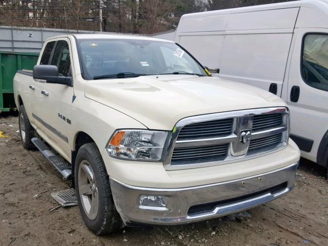 1D7RV1GT1AS226882 - 2010 DODGE RAM 1500 CREAM photo 1