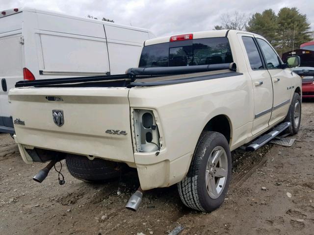 1D7RV1GT1AS226882 - 2010 DODGE RAM 1500 CREAM photo 4