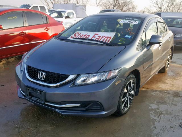 19XFB2F85DE018052 - 2013 HONDA CIVIC EX CHARCOAL photo 2