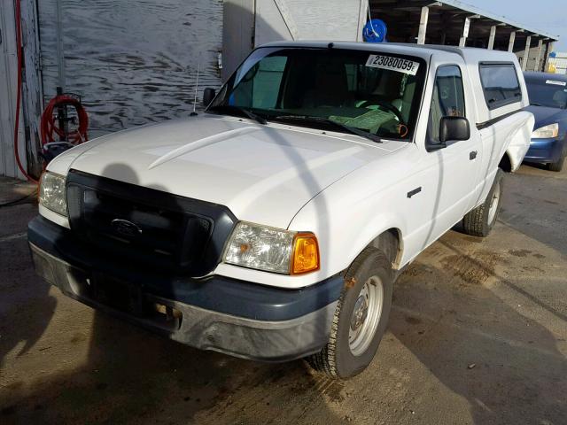 1FTYR10U45PB08850 - 2005 FORD RANGER WHITE photo 2