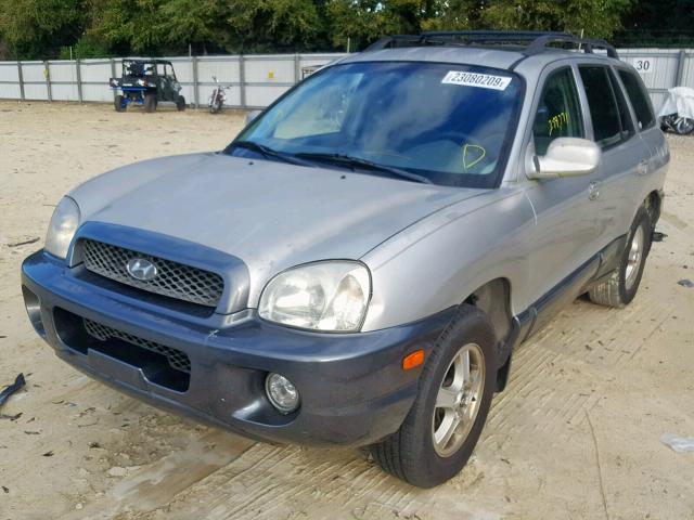 KM8SC13D43U377315 - 2003 HYUNDAI SANTA FE G SILVER photo 2