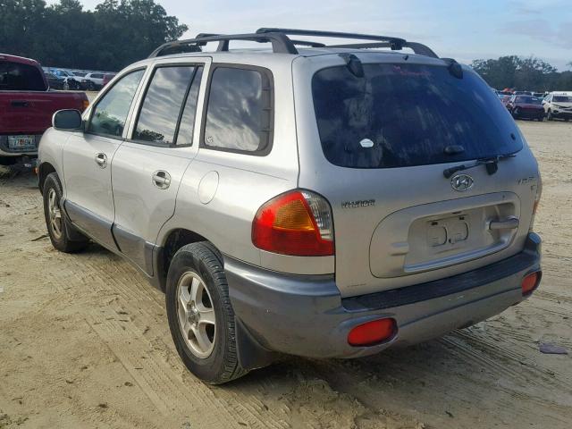 KM8SC13D43U377315 - 2003 HYUNDAI SANTA FE G 银色 照片 3