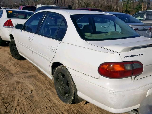 1G1NE52J33M626612 - 2003 CHEVROLET MALIBU LS Ақ фото 3