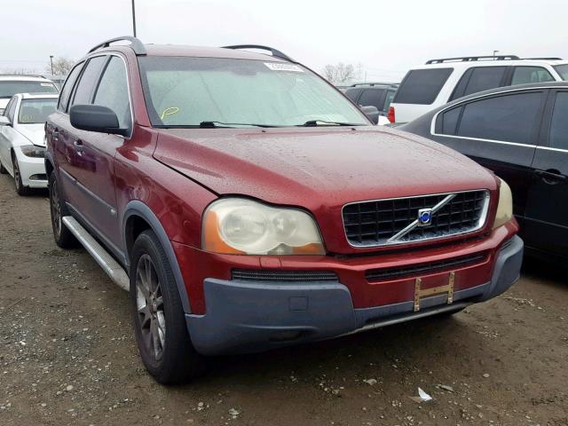 YV1CZ91H141072346 - 2004 VOLVO XC90 T6 RED photo 1