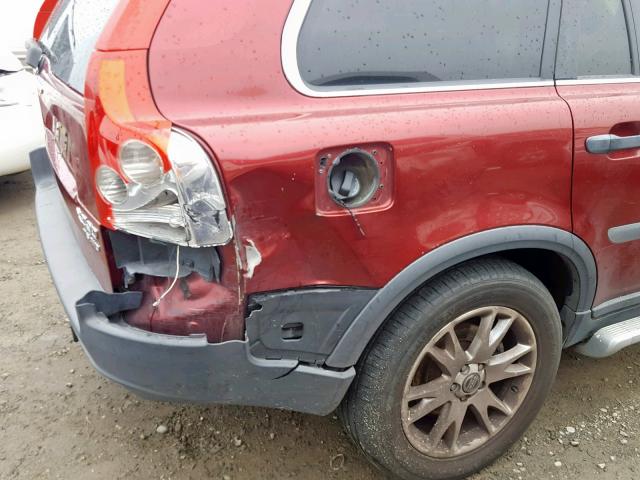 YV1CZ91H141072346 - 2004 VOLVO XC90 T6 RED photo 9