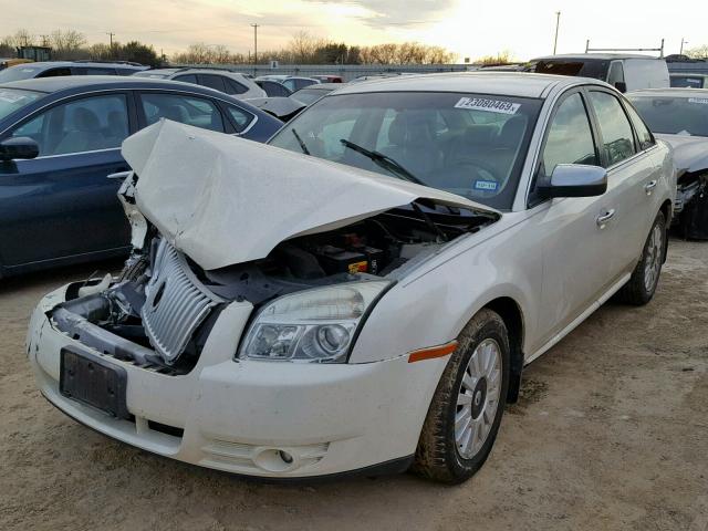 1MEHM40W69G617070 - 2009 MERCURY SABLE WHITE photo 2