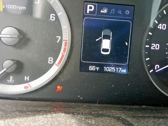 5NPE24AF6FH176072 - 2015 HYUNDAI SONATA SE BLACK photo 8