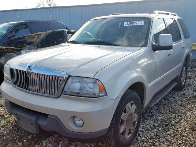 5LMEU88H85ZJ29666 - 2005 LINCOLN AVIATOR 奶油色 照片 2