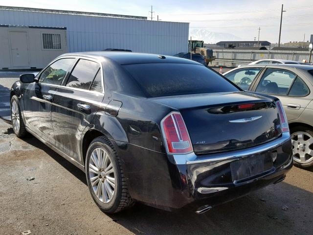 2C3CCAKT1EH128644 - 2014 CHRYSLER 300C BLACK photo 3