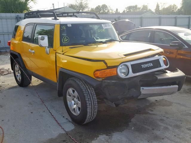 JTEZU11F48K003886 - 2008 TOYOTA FJ CRUISER YELLOW photo 1