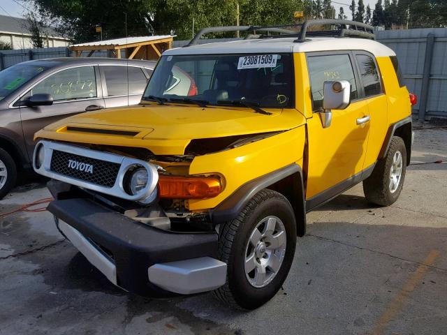 JTEZU11F48K003886 - 2008 TOYOTA FJ CRUISER YELLOW photo 2