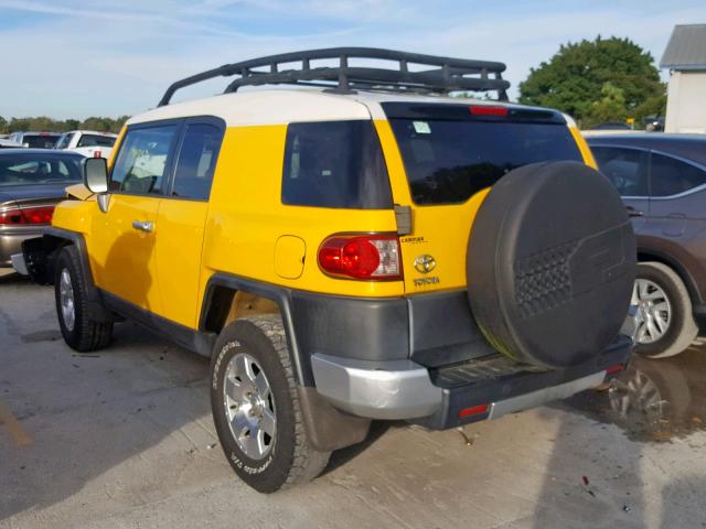 JTEZU11F48K003886 - 2008 TOYOTA FJ CRUISER YELLOW photo 3