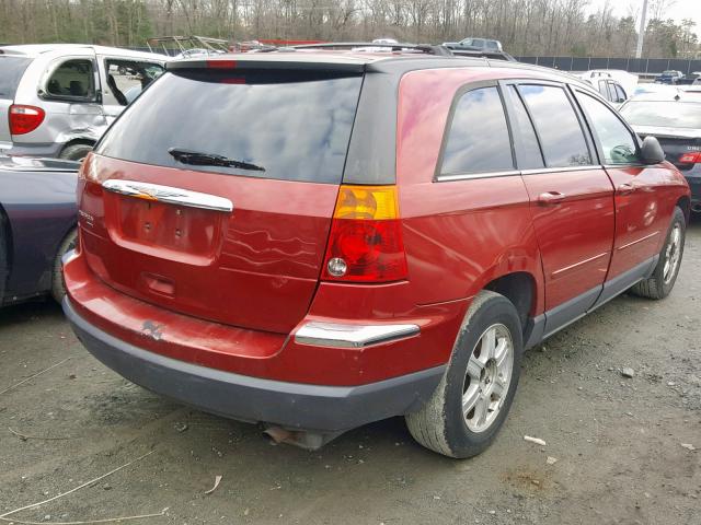 2A4GM684X6R706592 - 2006 CHRYSLER PACIFICA T RED photo 4