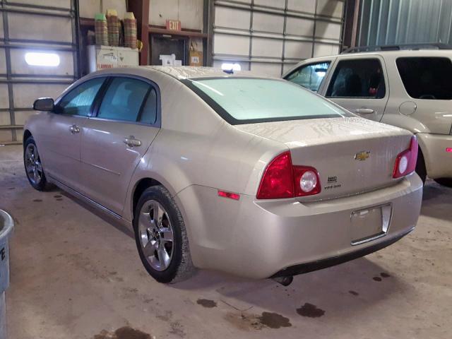 1G1ZH57B194225398 - 2009 CHEVROLET MALIBU 1LT BEIGE photo 3