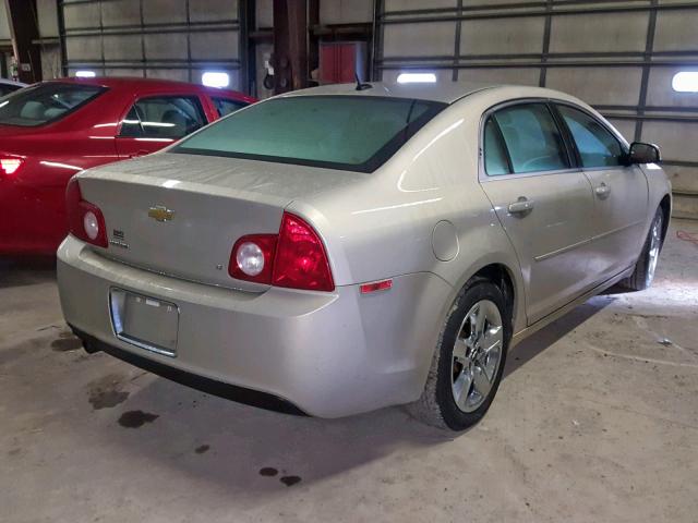 1G1ZH57B194225398 - 2009 CHEVROLET MALIBU 1LT BEIGE photo 4