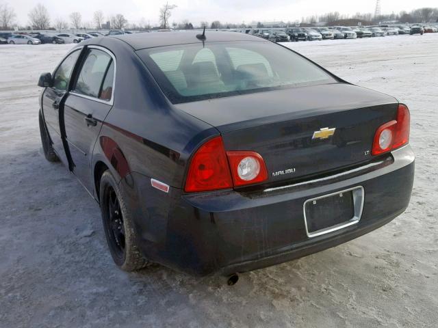 1G1ZJ57B18F264127 - 2008 CHEVROLET MALIBU 2LT BLACK photo 3