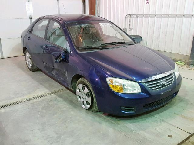 KNAFE121785504788 - 2008 KIA SPECTRA EX BLUE photo 1