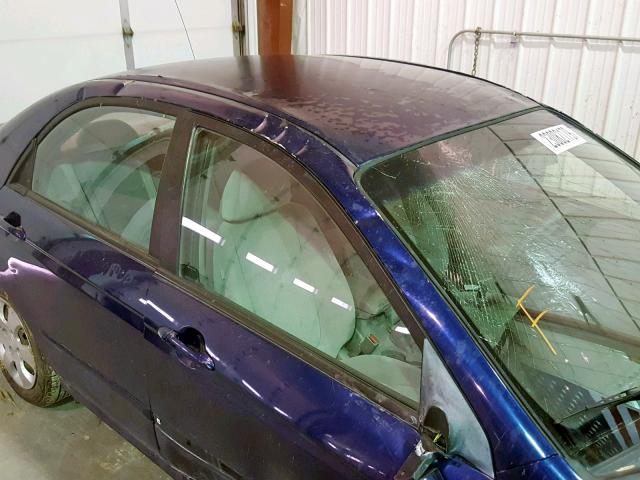 KNAFE121785504788 - 2008 KIA SPECTRA EX BLUE photo 9