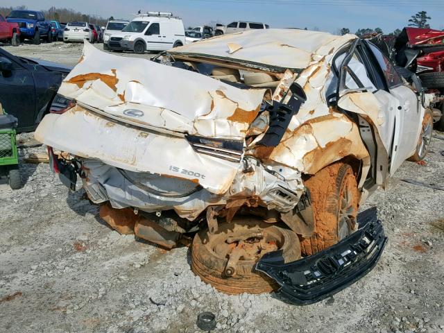 JTHBA1D25G5037709 - 2016 LEXUS IS 200T Weiß Foto 4