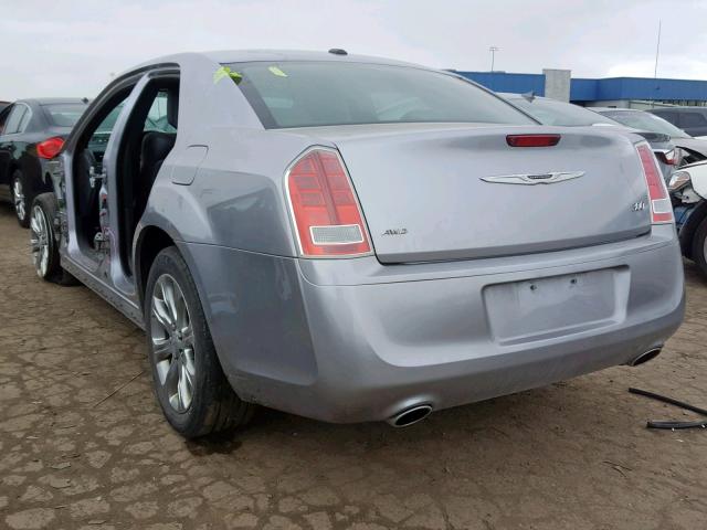 2C3CCAGG5DH606770 - 2013 CHRYSLER 300 V6 SILVER photo 3