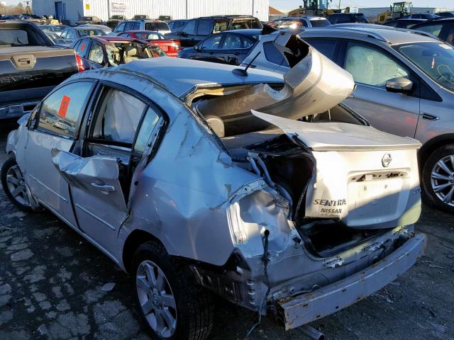 3N1AB61E68L608635 - 2008 NISSAN SENTRA 2.0 SILVER photo 9