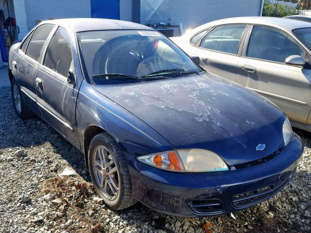 1G1JF524417357277 - 2001 CHEVROLET CAVALIER L BLUE photo 1