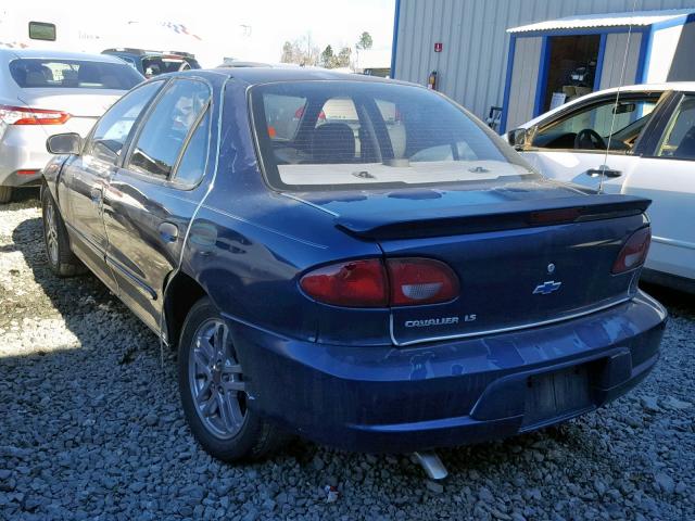 1G1JF524417357277 - 2001 CHEVROLET CAVALIER L BLUE photo 3