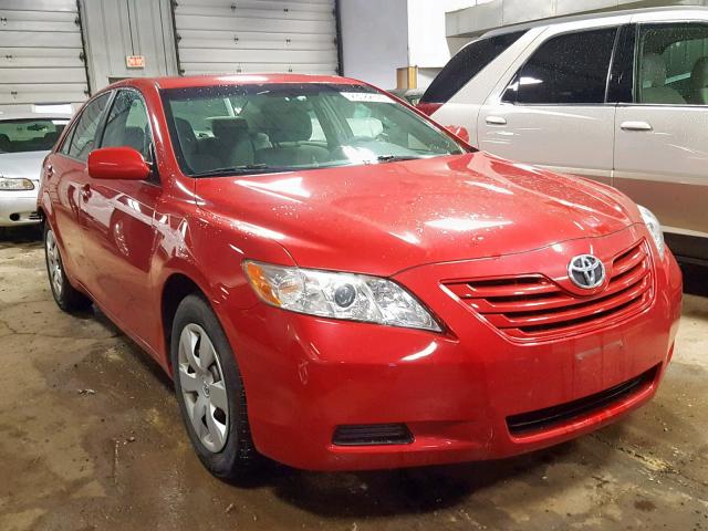 4T4BE46K49R103620 - 2009 TOYOTA CAMRY BASE RED photo 1