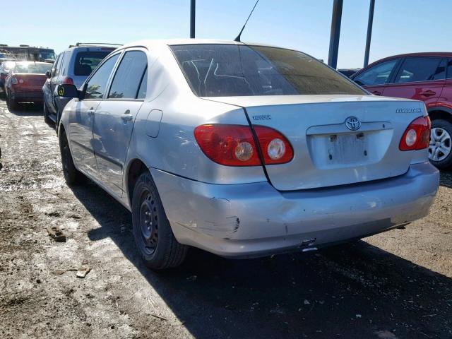 JTDBR32E360092707 - 2006 TOYOTA COROLLA CE SILVER photo 3