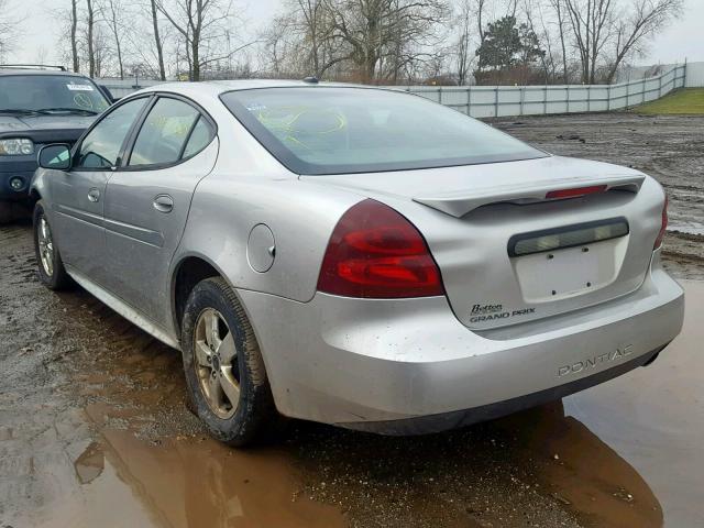 2G2WP552961154737 - 2006 PONTIAC GRAND PRIX SILVER photo 3