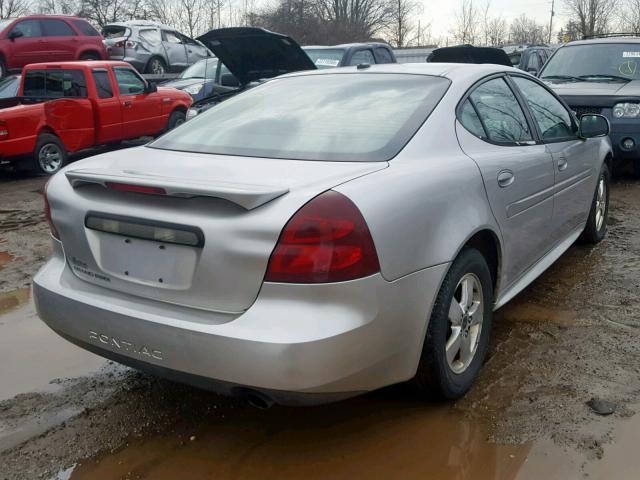 2G2WP552961154737 - 2006 PONTIAC GRAND PRIX SILVER photo 4