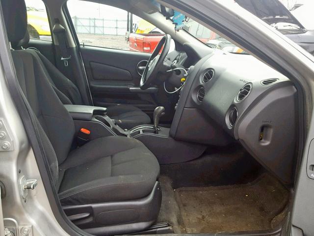 2G2WP552961154737 - 2006 PONTIAC GRAND PRIX SILVER photo 5