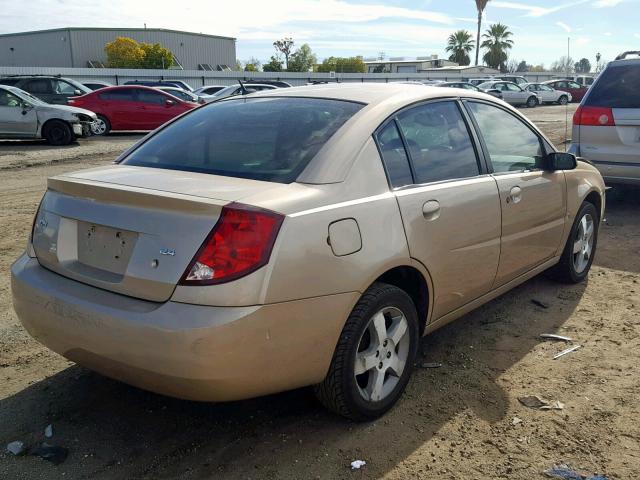 1G8AK58B27Z162228 - 2007 SATURN ION LEVEL GOLD photo 4