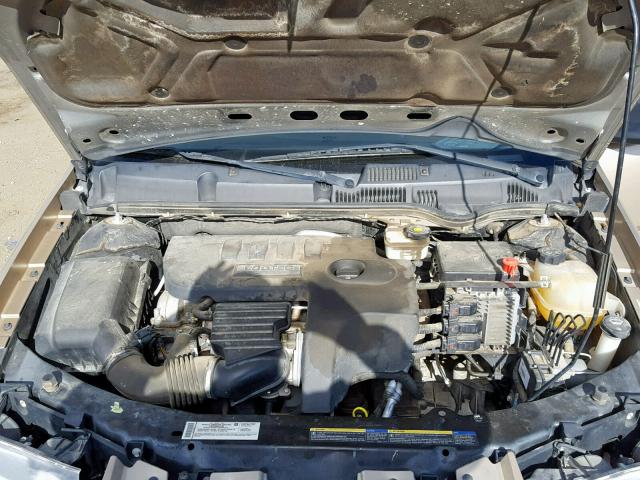 1G8AK58B27Z162228 - 2007 SATURN ION LEVEL GOLD photo 7