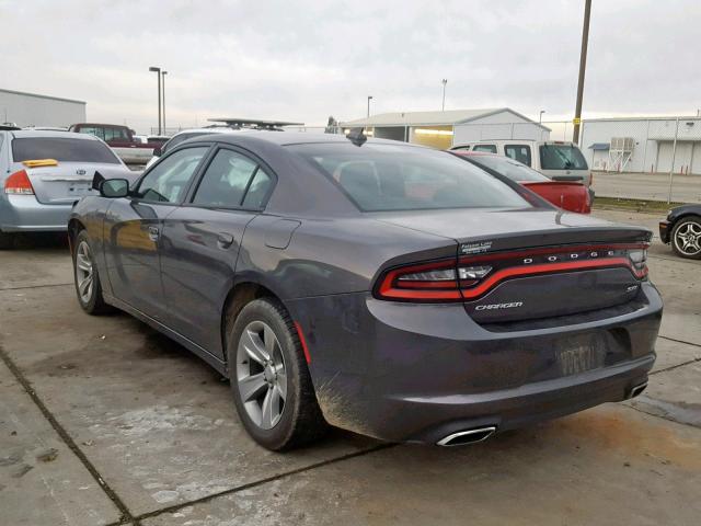 2C3CDXHG0GH276524 - 2016 DODGE CHARGER SX GRAY photo 3