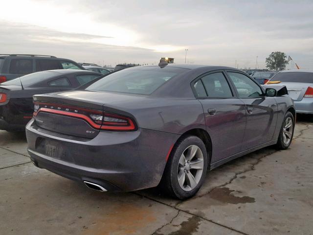 2C3CDXHG0GH276524 - 2016 DODGE CHARGER SX GRAY photo 4