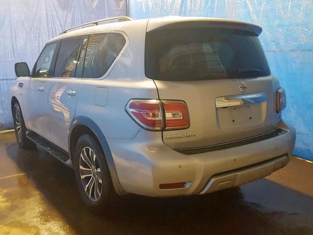 JN8AY2NC6JX502682 - 2018 NISSAN ARMADA SV SILVER photo 3