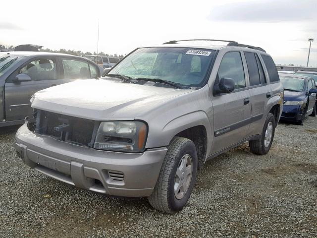 1GNDS13S632341014 - 2003 CHEVROLET TRAILBLAZE Gümüş foto 2