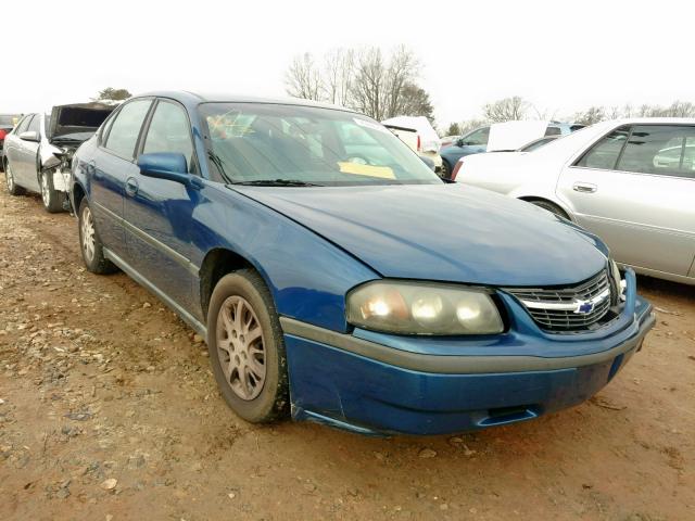 2G1WF52E239385269 - 2003 CHEVROLET IMPALA BLUE photo 1