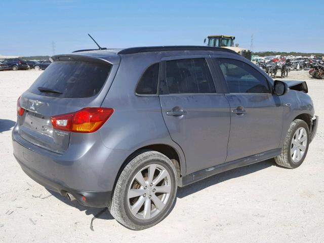 4A4AP4AW4FE039205 - 2015 MITSUBISHI OUTLANDER SILVER photo 4