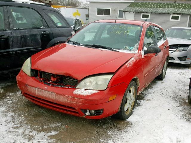 1FAFP37N37W330723 - 2007 FORD FOCUS ZX5 RED photo 2