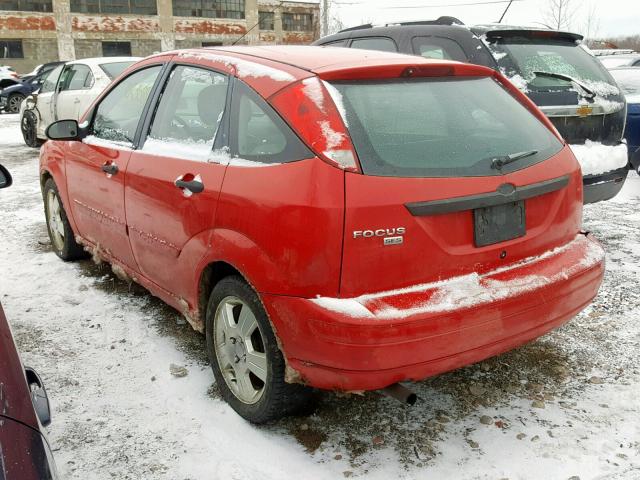 1FAFP37N37W330723 - 2007 FORD FOCUS ZX5 RED photo 3
