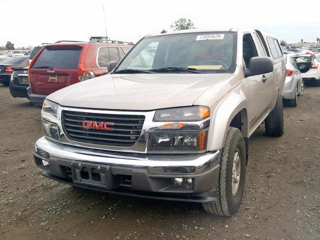 1GTDS196748186457 - 2004 GMC CANYON BEIGE photo 2