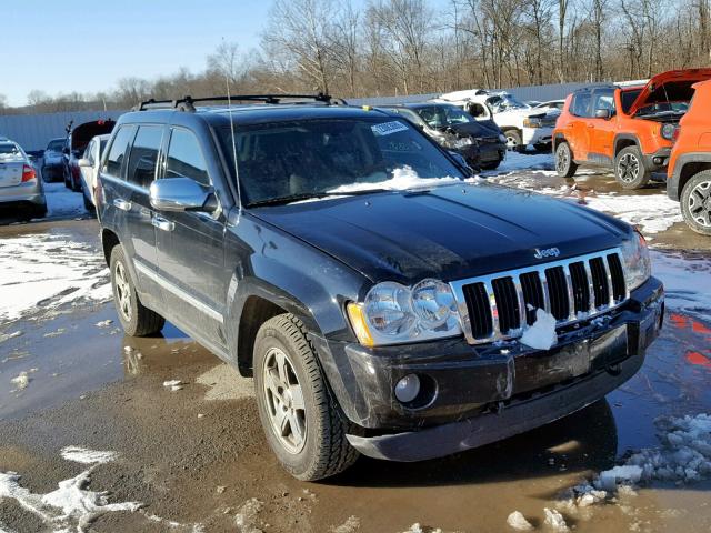 1J8HR58266C181908 - 2006 JEEP GRAND CHER BLACK photo 1