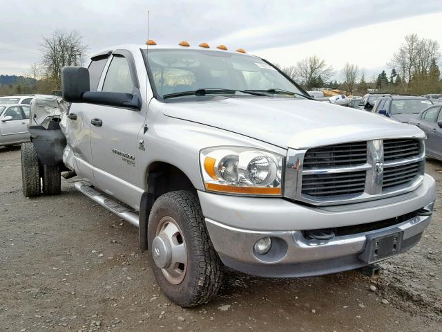 3D7MX48C76G135327 - 2006 DODGE RAM 3500 S SILVER photo 1