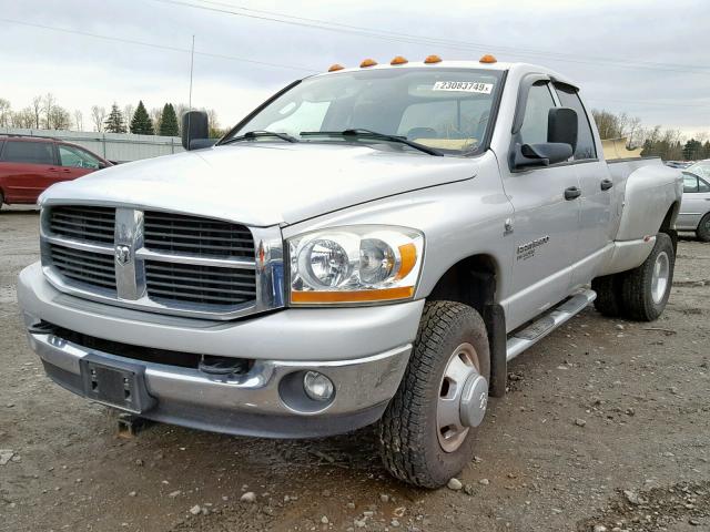 3D7MX48C76G135327 - 2006 DODGE RAM 3500 S SILVER photo 2