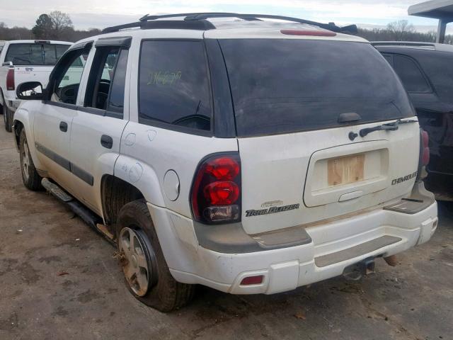 1GNDT13S642108474 - 2004 CHEVROLET TRAILBLAZE WHITE photo 3