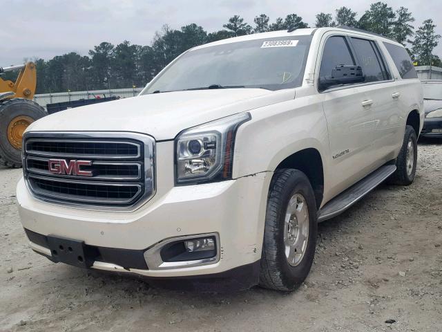 1GKS1HKC3FR125949 - 2015 GMC YUKON XL C CREAM photo 2