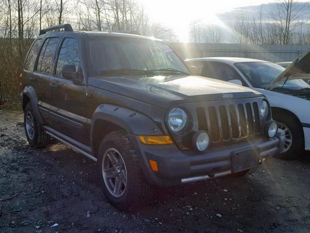 1J4GL38K55W727646 - 2005 JEEP LIBERTY RE BLACK photo 1