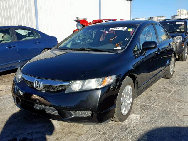 19XFA4F58AE000094 - 2010 HONDA CIVIC GX BLACK photo 2